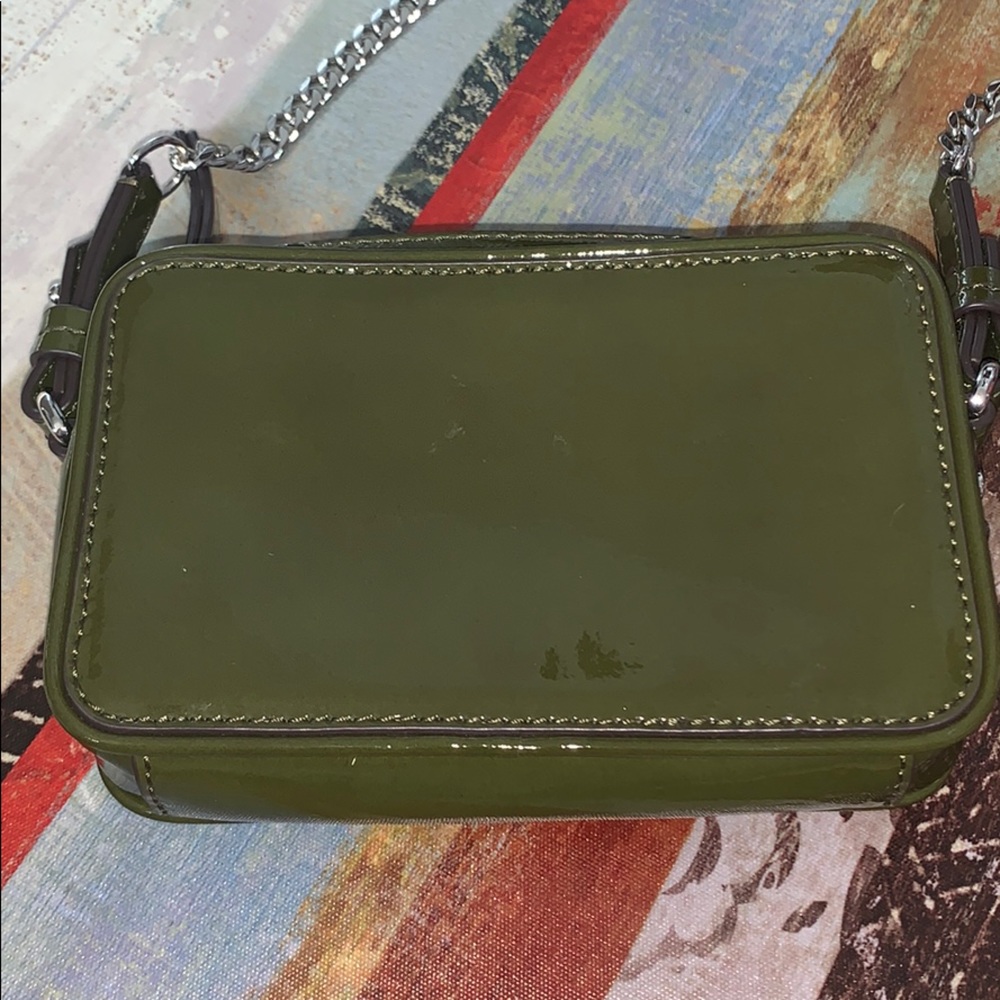 Leather petite chain purse